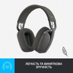 Огляд Навушники Logitech Zone Vibe 100 Wireless Graphite (981-001213): характеристики, відгуки, ціни.