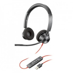 Огляд Навушники Plantronics Blackwire 3320-M USB-A (214012-01): характеристики, відгуки, ціни.