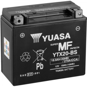 Огляд Акумулятор автомобільний Yuasa 12V 18,9Ah MF VRLA Battery (YTX20-BS): характеристики, відгуки, ціни.