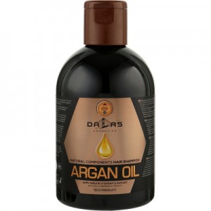 Огляд Шампунь Dalas Argan Oil з натуральним екстрактом журавлини й аргановою олією 500 г (4260637729347): характеристики, відгуки, ціни.