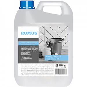 Огляд Засіб для миття підлоги Romus універсальний 5 л (4823019006286): характеристики, відгуки, ціни.