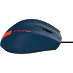 Огляд Мишка Canyon M-11 USB Blue/Red (CNE-CMS11BR): характеристики, відгуки, ціни.