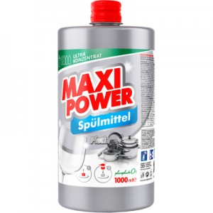 Огляд Засіб для ручного миття посуду Maxi Power Платинум запаска 1000 мл (4823098408475): характеристики, відгуки, ціни.