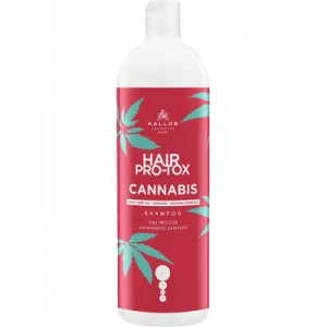 Огляд Шампунь Kallos Cosmetics Hair Pro-Tox Cannabis з олією насіння конопель 1000 мл (5998889517380): характеристики, відгуки, ціни.