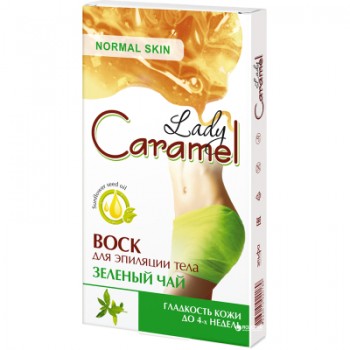 Віск для депіляції Caramel Зелений чай для тіла 16 шт. (4823015923210)