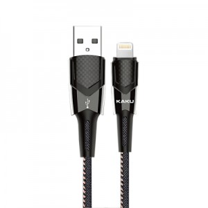 Огляд Дата кабель USB 2.0 AM to Lightning 1.2m KSC-192 GEDIAO Black 3.2А iKAKU (KSC-192-L): характеристики, відгуки, ціни.