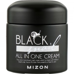 Огляд Крем для обличчя Mizon Black Snail All In One Cream 75 мл (8809663751753): характеристики, відгуки, ціни.