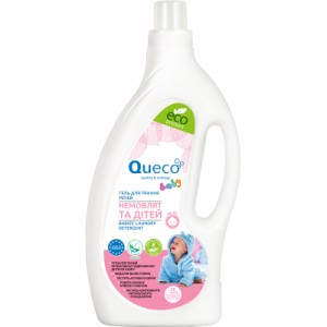 Огляд Гель для прання QuEco для речей немовлят і дітей 1.5 л (5905279079724): характеристики, відгуки, ціни.