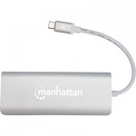 Огляд Концентратор Intracom USB3.1 Type-C to HDMI/USB 3.0x2/RJ45/SD/PD 60W Hub 7-in-1 Manhattan (152075): характеристики, відгуки, ціни.