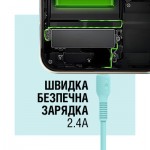 Огляд Дата кабель USB 2.0 AM to Lightning 1.2m AL-CBCOLOR-L1MT Mint ACCLAB (1283126518195): характеристики, відгуки, ціни.