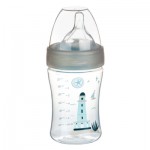 Огляд Пляшечка для годування Canpol babies Haberman РР антиколікова Маяк 260 мл бежева (1/098_bei): характеристики, відгуки, ціни.