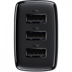 Огляд Зарядний пристрій Baseus Compact Charger 3U Black (CCXJ020101): характеристики, відгуки, ціни.