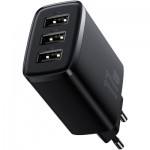 Огляд Зарядний пристрій Baseus Compact Charger 3U Black (CCXJ020101): характеристики, відгуки, ціни.