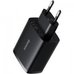 Огляд Зарядний пристрій Baseus Compact Charger 3U Black (CCXJ020101): характеристики, відгуки, ціни.