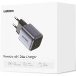 Огляд Зарядний пристрій Ugreen Nexode Mini 20W PD GaN Tech Whit ePD3.0 (PD2.0) QC4.0+ (QC4.0/QC3.0/QC2.0) (CD318/15324): характеристики, відгуки, ціни.