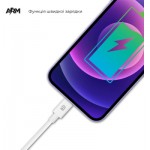 Огляд Дата кабель USB-C to Lightning 1.2m AMQGJ2L white Armorstandart (ARM64296): характеристики, відгуки, ціни.