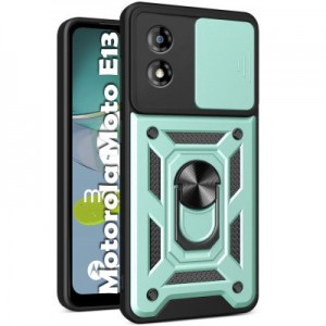 Чохол до мобільного телефона BeCover Military Motorola Moto E13 Dark Green (709103)