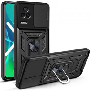 Чохол до мобільного телефона BeCover Military Poco F4 Black (709128)