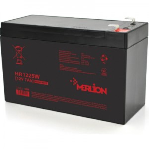 Огляд Батарея до ДБЖ Merlion HR1225W, 12V 7Ah (HR1225W): характеристики, відгуки, ціни.