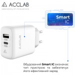 Огляд Зарядний пристрій ACCLAB AL-TC220 (1xUSB, 1xType-C) (1283126556494): характеристики, відгуки, ціни.