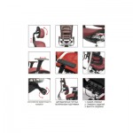 Огляд Офісне крісло GT Racer X-801A Black (X-801A Black (W-21)): характеристики, відгуки, ціни.