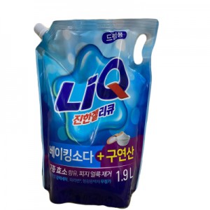 Огляд Гель для прання Aekyung LIQ Concentrated Baking Soda Laundry Detergent 1.9 л (8801046377659): характеристики, відгуки, ціни.