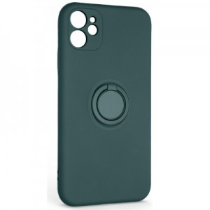 Чохол до мобільного телефона Armorstandart Icon Ring Apple iPhone 11 Dark Green (ARM68647)