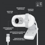 Огляд Веб-камера Logitech Brio 100 Full HD Off-White (960-001617): характеристики, відгуки, ціни.