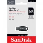 Огляд USB флеш накопичувач SanDisk 64GB Ultra Curve Black USB 3.2 (SDCZ550-064G-G46): характеристики, відгуки, ціни.