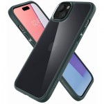 Огляд Чохол до мобільного телефона Spigen Apple iPhone 15 Ultra Hybrid Frost Green (ACS06798): характеристики, відгуки, ціни.