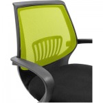 Огляд Офісне крісло Richman Стар Хром Піастра Сітка чорна + зелена (ADD0003157): характеристики, відгуки, ціни.