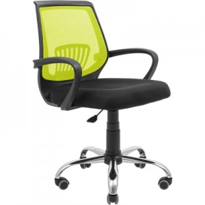 Огляд Офісне крісло Richman Стар Хром Піастра Сітка чорна + зелена (ADD0003157): характеристики, відгуки, ціни.