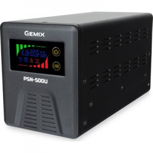 Огляд Пристрій безперебійного живлення Gemix PSN-500U (PSN500U): характеристики, відгуки, ціни.