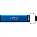 Огляд USB флеш накопичувач Kingston 128GB IronKey Keypad 200 AES-256 Encrypted Blue USB 3.2 (IKKP200/128GB): характеристики, відгуки, ціни.