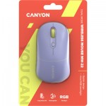 Огляд Мишка Canyon MW-22 Dual Band RGB Wireless Mountain Lavender (CNS-CMSW22ML): характеристики, відгуки, ціни.