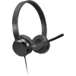 Огляд Навушники Lenovo USB-A Wired Stereo On-Ear Black (4XD1K18260): характеристики, відгуки, ціни.