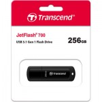 Огляд USB флеш накопичувач Transcend 256GB JetFlash 700 Black USB 3.1 (TS256GJF700): характеристики, відгуки, ціни.