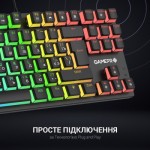 Огляд Клавіатура GamePro MK80R Red Switch RGB USB Black (MK80R): характеристики, відгуки, ціни.