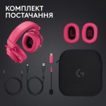 Огляд Навушники Logitech G Pro X 2 Lightspeed Wireless Magenta (981-001275): характеристики, відгуки, ціни.