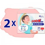 Огляд Підгузки GOO.N Plus для дітей 13-25 кг розмір XXL унісекс 56 шт (21000634-2): характеристики, відгуки, ціни.