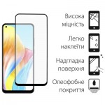 Огляд Чохол до мобільного телефона Dengos Kit for OPPO A78 4g case + glass (ice blue) (DG-KM-04): характеристики, відгуки, ціни.