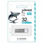 Огляд USB флеш накопичувач Wibrand 32GB Shark Silver USB 2.0 (WI2.0/SH32U4S): характеристики, відгуки, ціни.