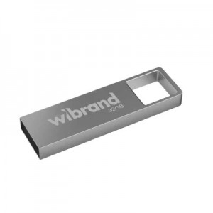 USB флеш накопичувач Wibrand 32GB Shark Silver USB 2.0 (WI2.0/SH32U4S)