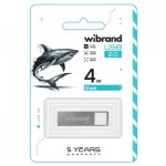 Огляд USB флеш накопичувач Wibrand 4GB Shark Silver USB 2.0 (WI2.0/SH4U4S): характеристики, відгуки, ціни.