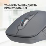 Огляд Мишка OfficePro M230G Silent Click Wireless/Bluetooth Gray (M230G): характеристики, відгуки, ціни.