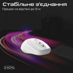 Огляд Мишка Promate UniGlide Wireless White (uniglide.white): характеристики, відгуки, ціни.