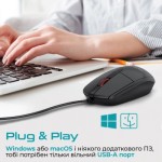 Огляд Мишка Promate CM-1200 USB Black (cm-1200.black): характеристики, відгуки, ціни.