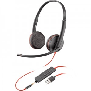 Навушники Poly BlackWire C3225 USB-A HS Stereo Black (80S11AA)