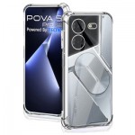 Огляд Чохол до мобільного телефона BeCover Anti-Shock Tecno POVA 5 Pro 5G (LH8n) Clear (711780): характеристики, відгуки, ціни.