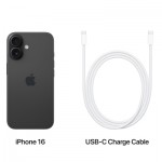 Огляд Мобільний телефон Apple iPhone 16 256GB Black (MYEE3): характеристики, відгуки, ціни.